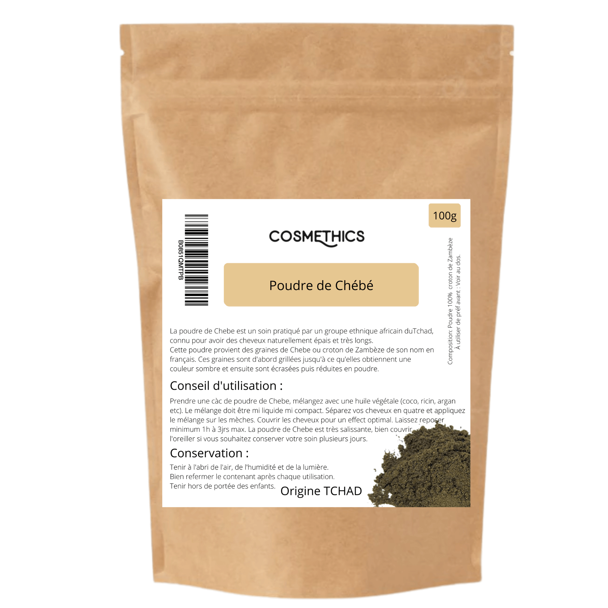 Chébé en poudre 100G